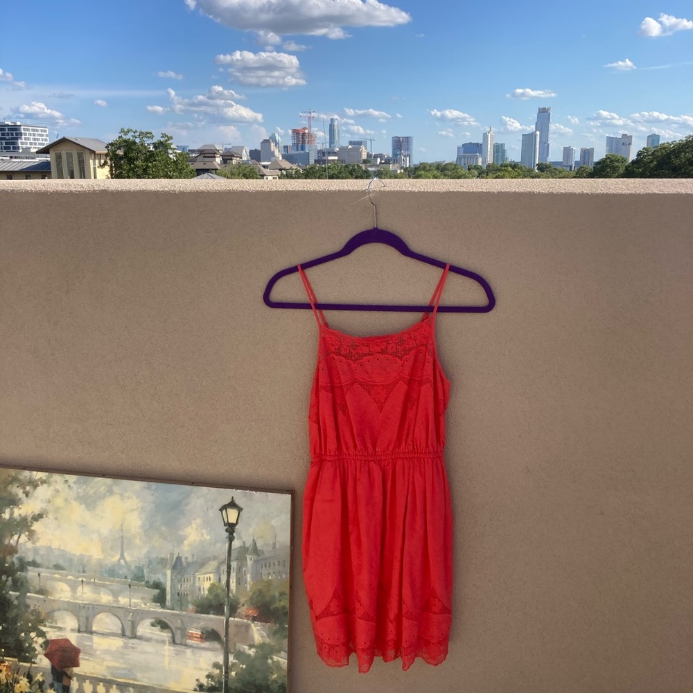 Urban outfitters orange mini dress